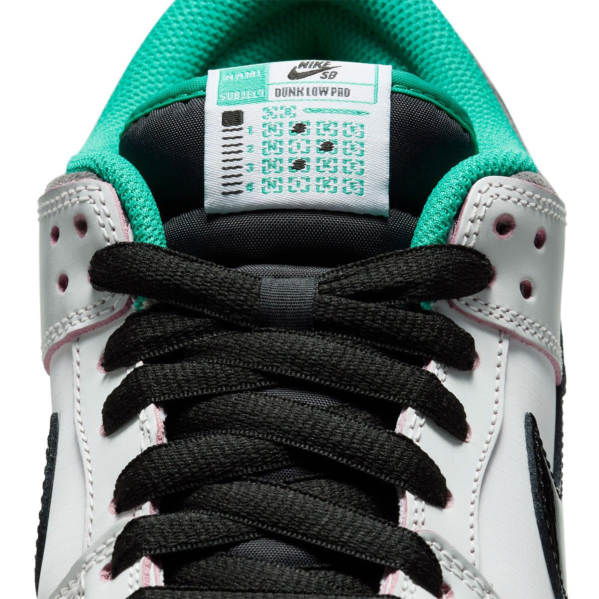 Nike SB Dunk Low Pro in Summit White/Black - White - Iron Grey - Goodnews Skateshop