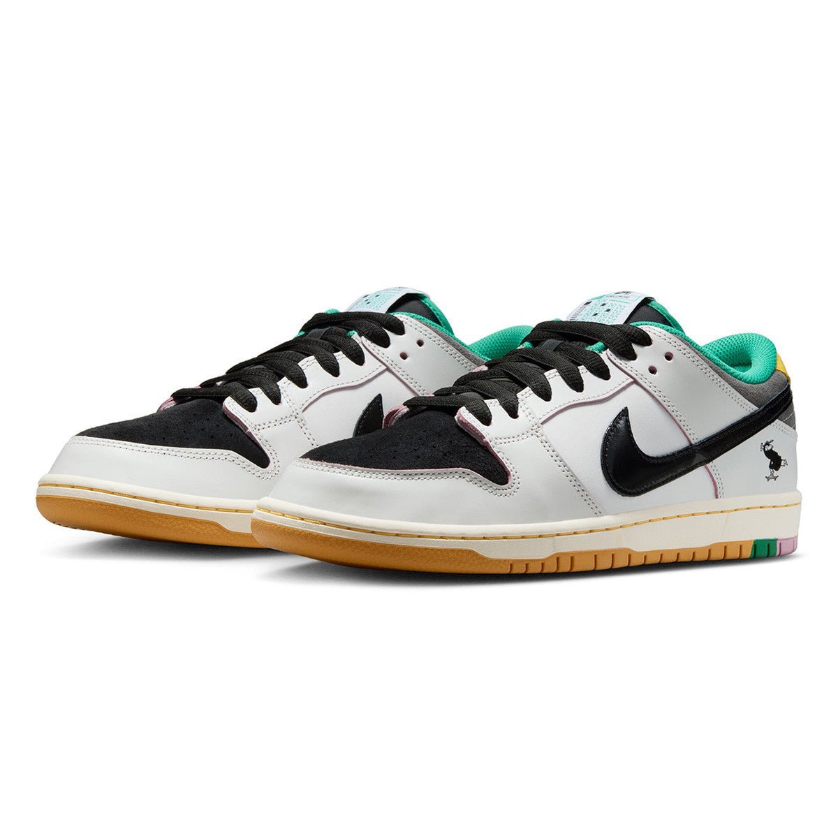 Nike SB Dunk Low Pro in Summit White/Black - White - Iron Grey - Goodnews Skateshop
