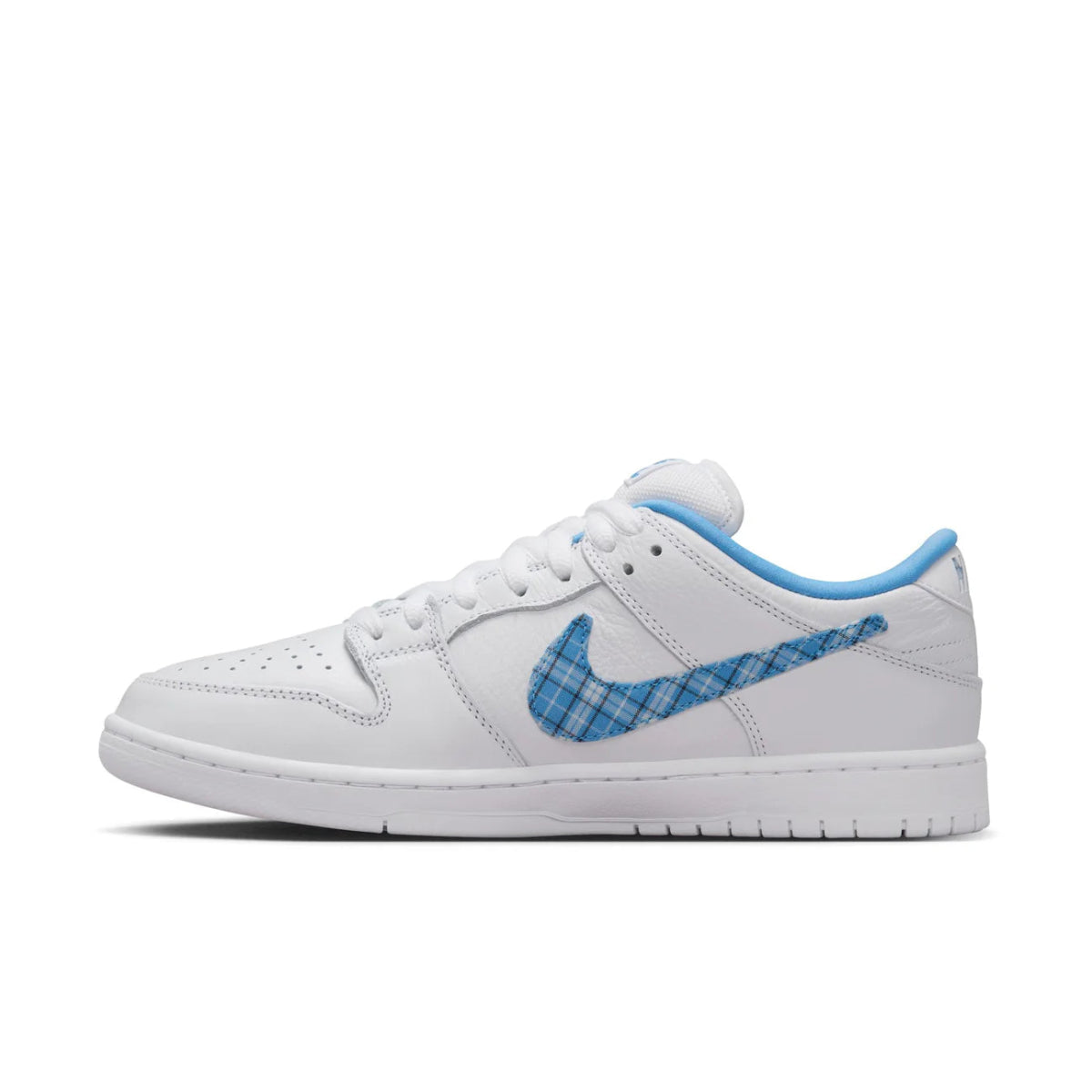 Nike SB Dunk Low Pro x Nicole Hause in White/University Blue - Goodnews Skateshop