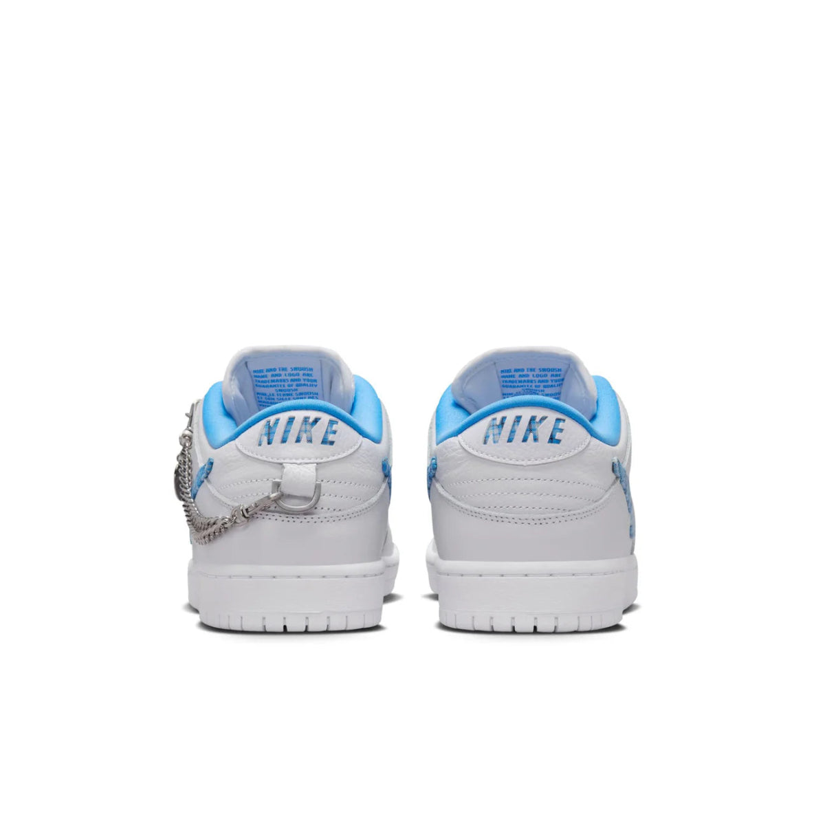 Nike SB Dunk Low Pro x Nicole Hause in White/University Blue - Goodnews Skateshop