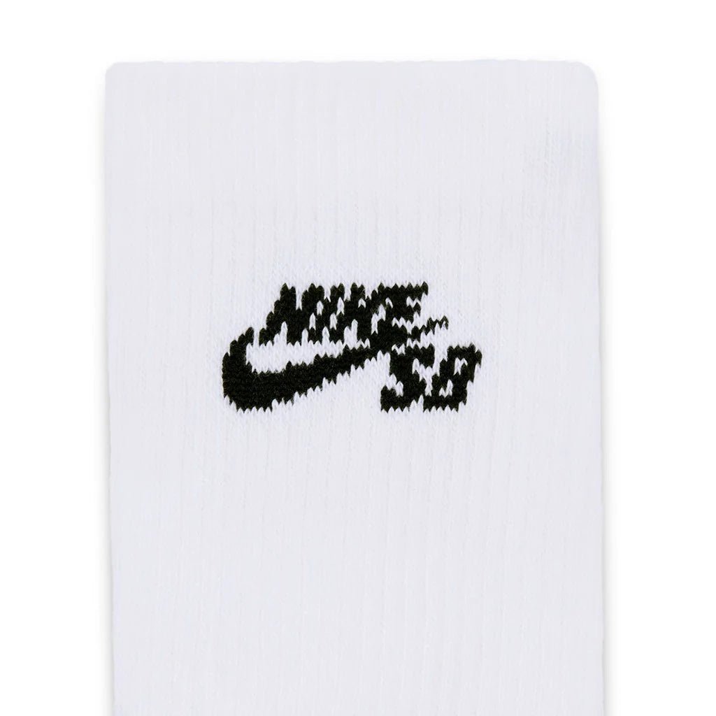 Nike SB Everyday Elevated Sock 3 Pack in White - Goodnews Skateshop