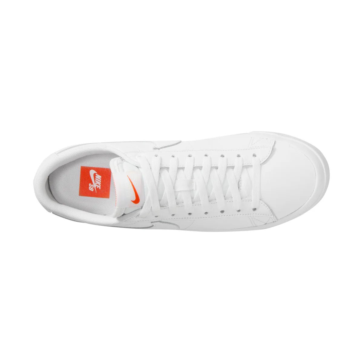 Nike SB GT Blazer Low ISO in White/White/White - Goodnews Skateshop