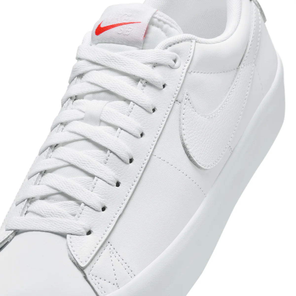 Nike SB GT Blazer Low ISO in White/White/White - Goodnews Skateshop