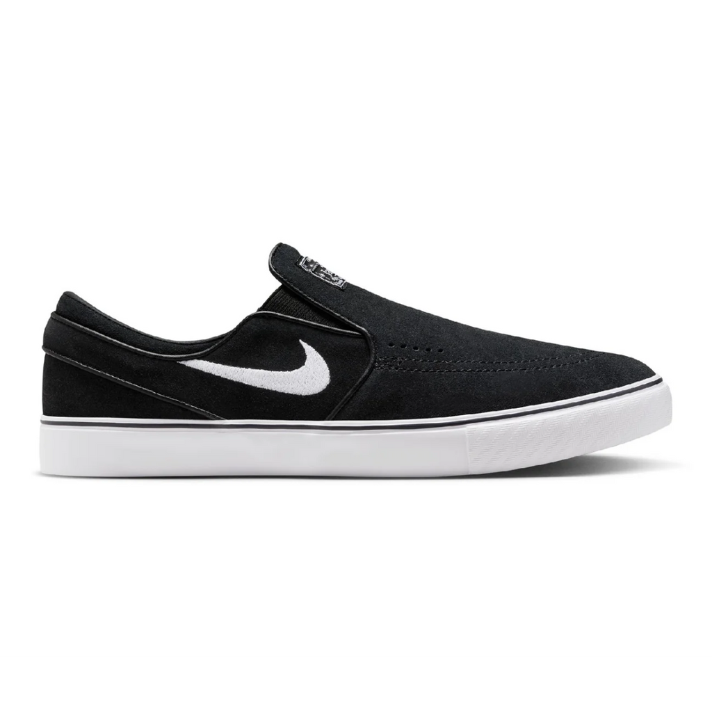 Nike SB Janoski+ Slip in Black/White-Black-Black