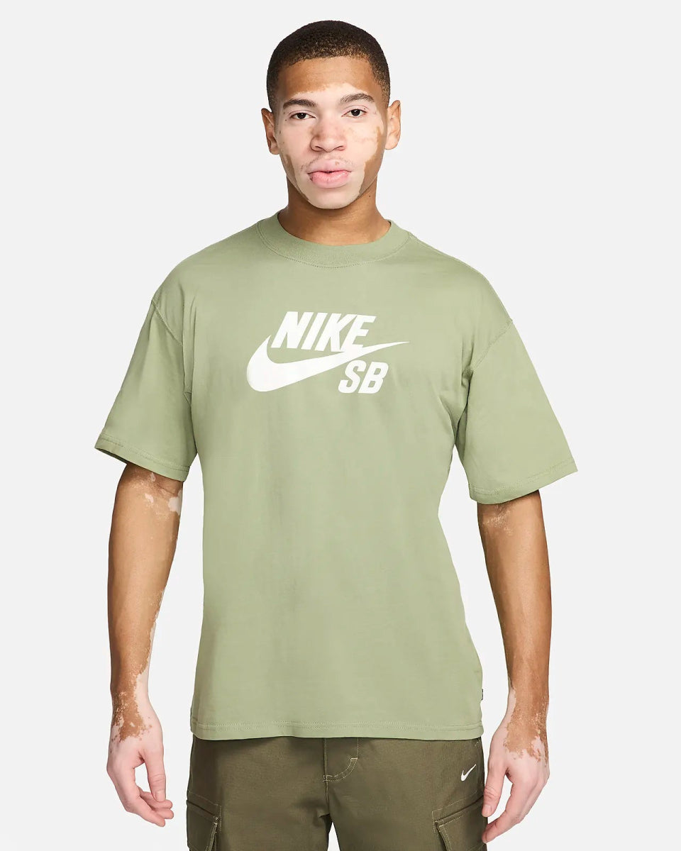 Nike SB Logo Skate T-shirt in Oil Green - Goodnews Skateshop