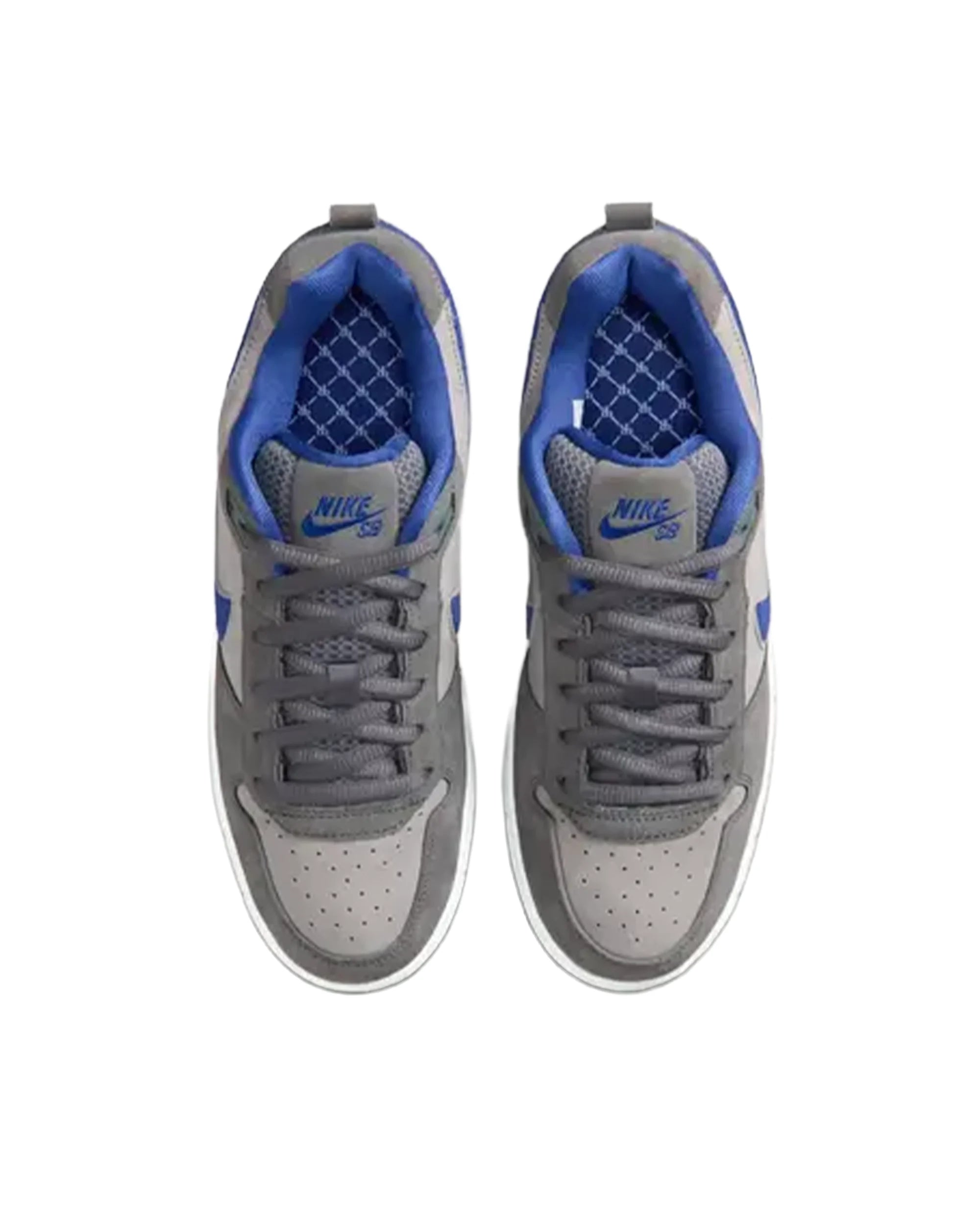 Nike SB Paul Rodriguez Zoom Air Low in Flint Grey/Deep Royal Blue-Flint Grey