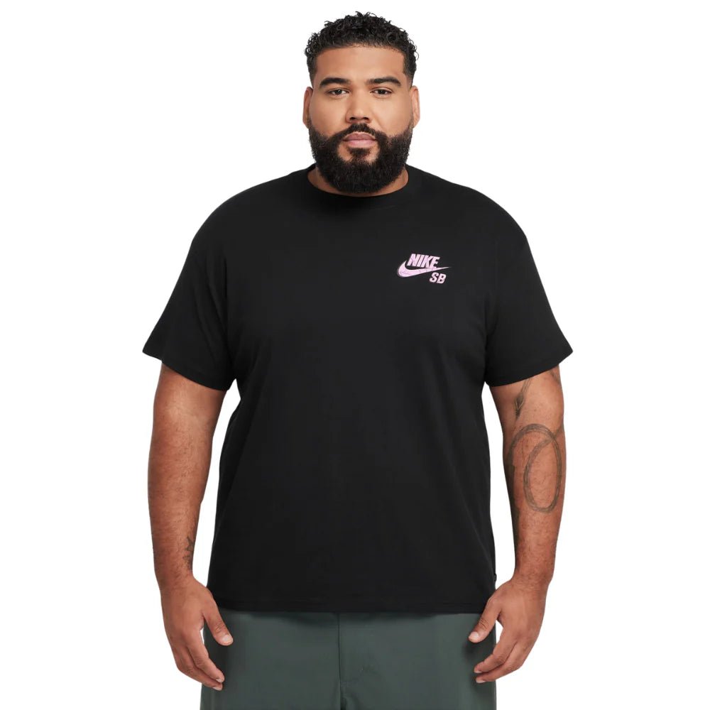 Nike SB Spider Skate T-shirt in Black - Goodnews Skateshop