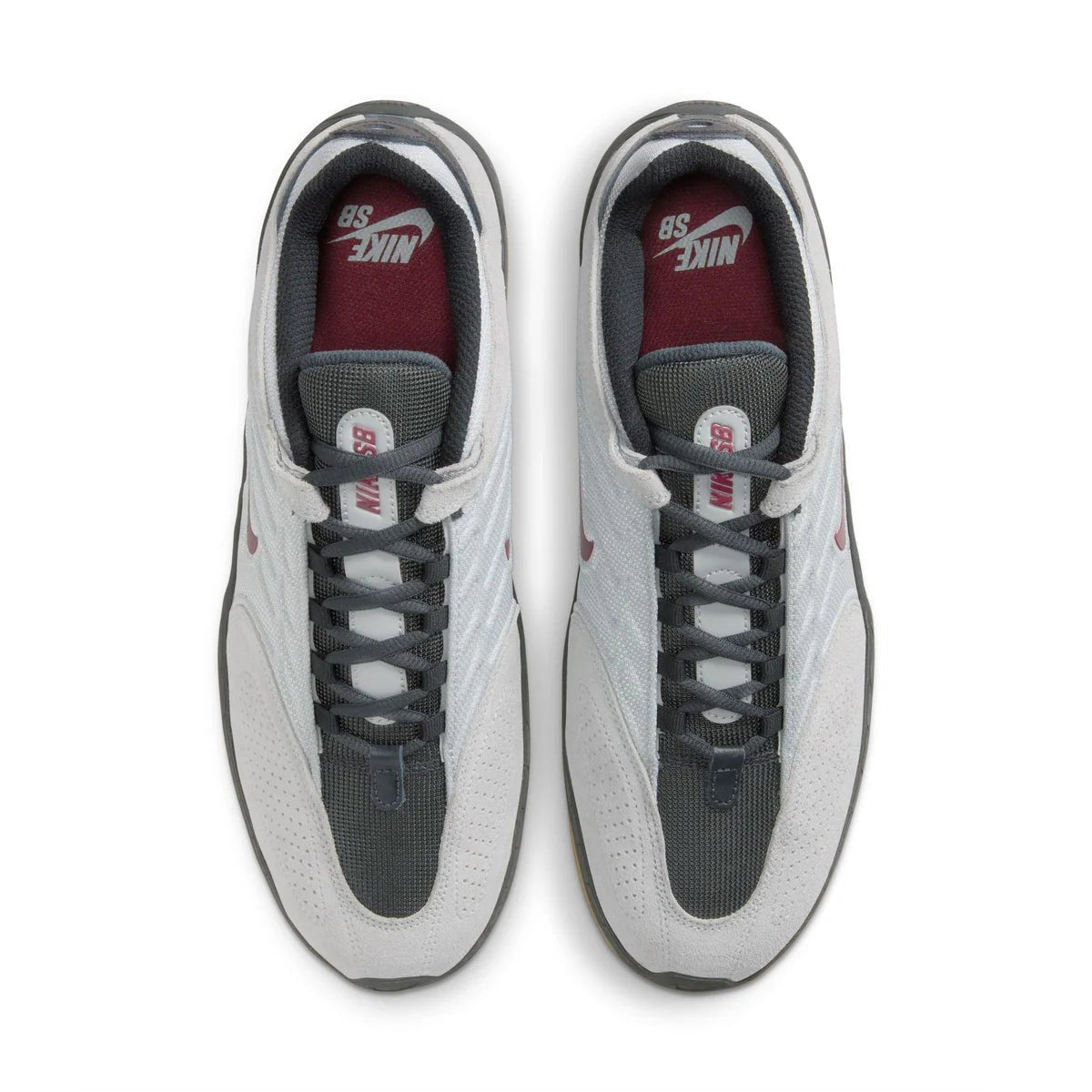 Nike SB Vertebrae in Lt Smoke Grey/Dark Team Red - Goodnews Skateshop