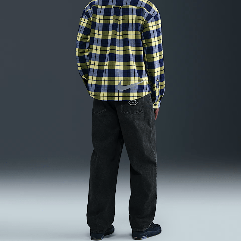 Nike SB X Eric Koston Loose Denim Skate Pants in Black - Goodnews Skateshop