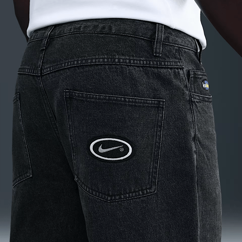 Nike SB X Eric Koston Loose Denim Skate Pants in Black - Goodnews Skateshop
