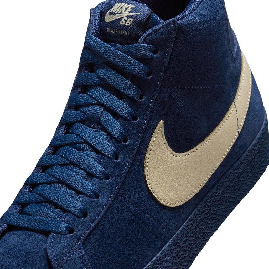 Nike SB Zoom Blazer Mid in Coastal Blue/Pale Yellow-Coastal Blue - Goodnews Skateshop