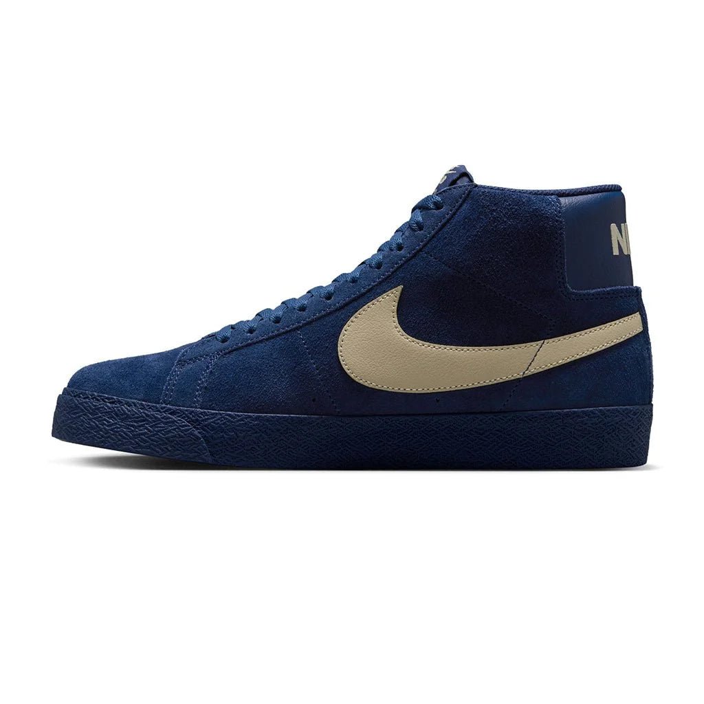 Nike SB Zoom Blazer Mid in Coastal Blue/Pale Yellow-Coastal Blue - Goodnews Skateshop