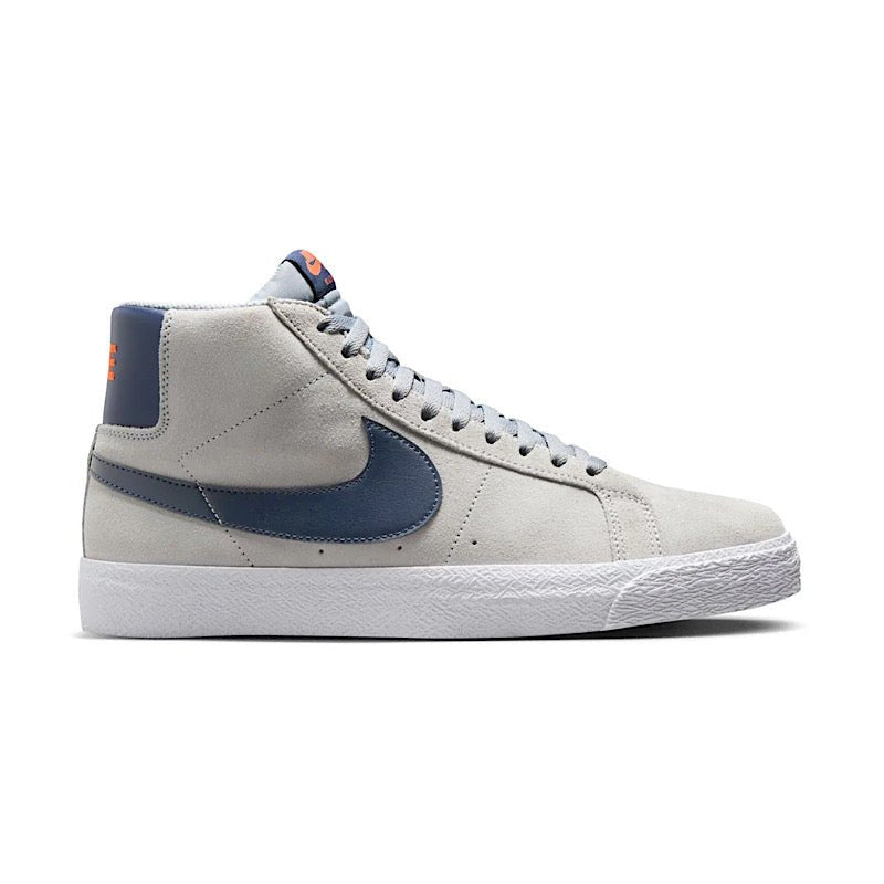 Nike SB Zoom Blazer Mid in Wolf Grey/Midnight Navy - Cosmic Clay - Goodnews Skateshop