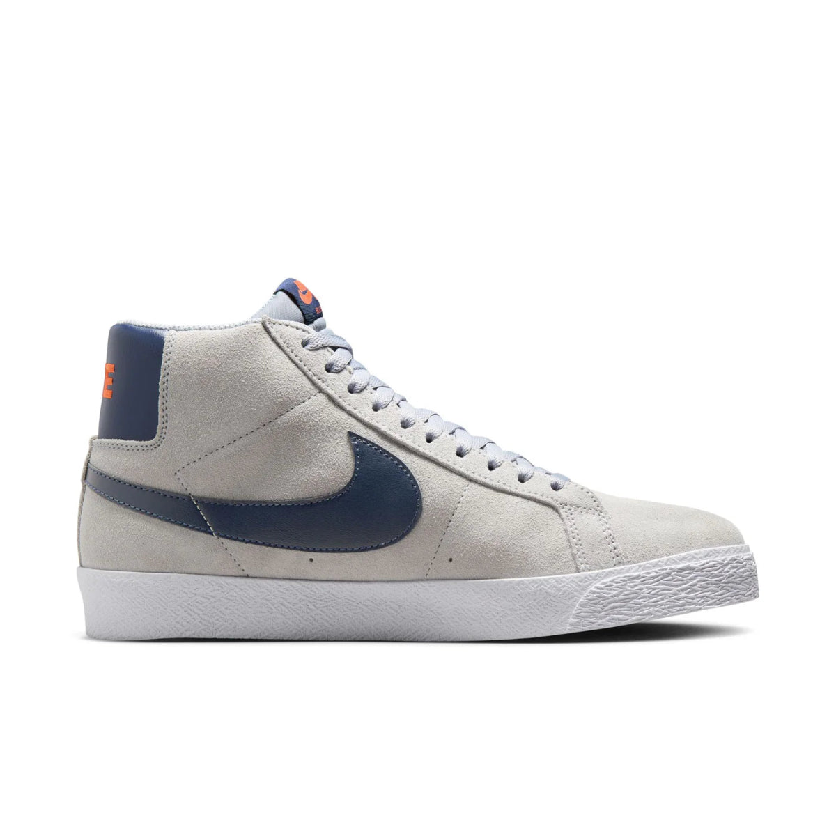 Nike SB Zoom Blazer Mid in Wolf Grey/Midnight Navy - Cosmic Clay - Goodnews Skateshop