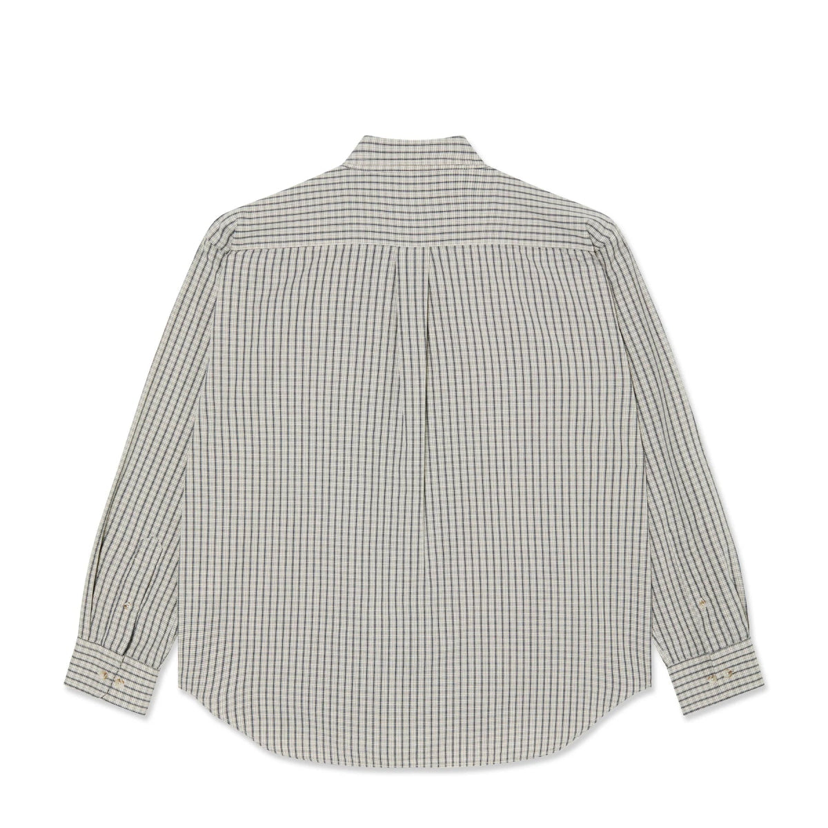 Polar Ben Longsleeve Shirt in Ivory Check - Goodnews Skateshop