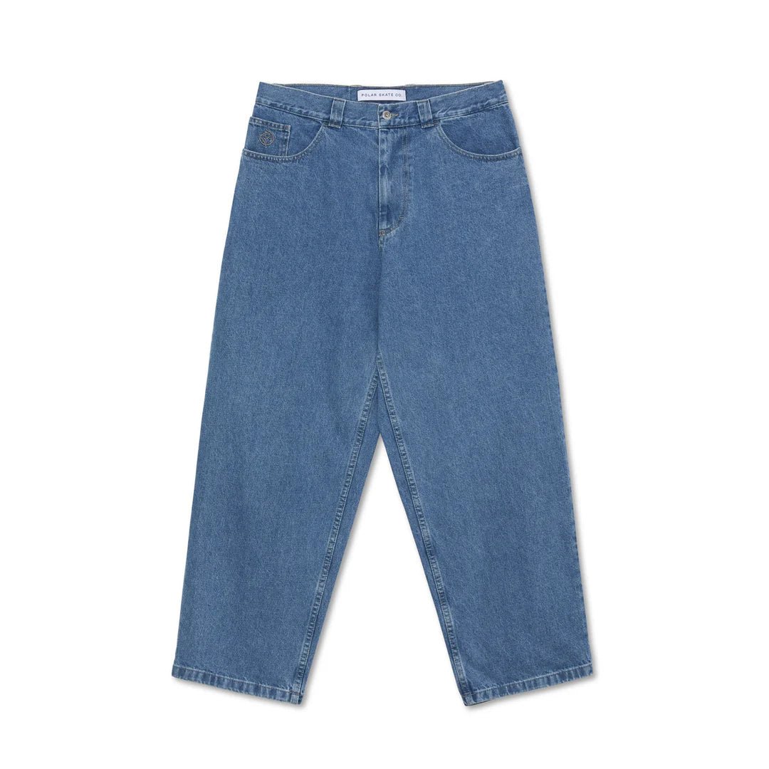 Polar Big Boy Jeans in Mid Blue - Goodnews Skateshop