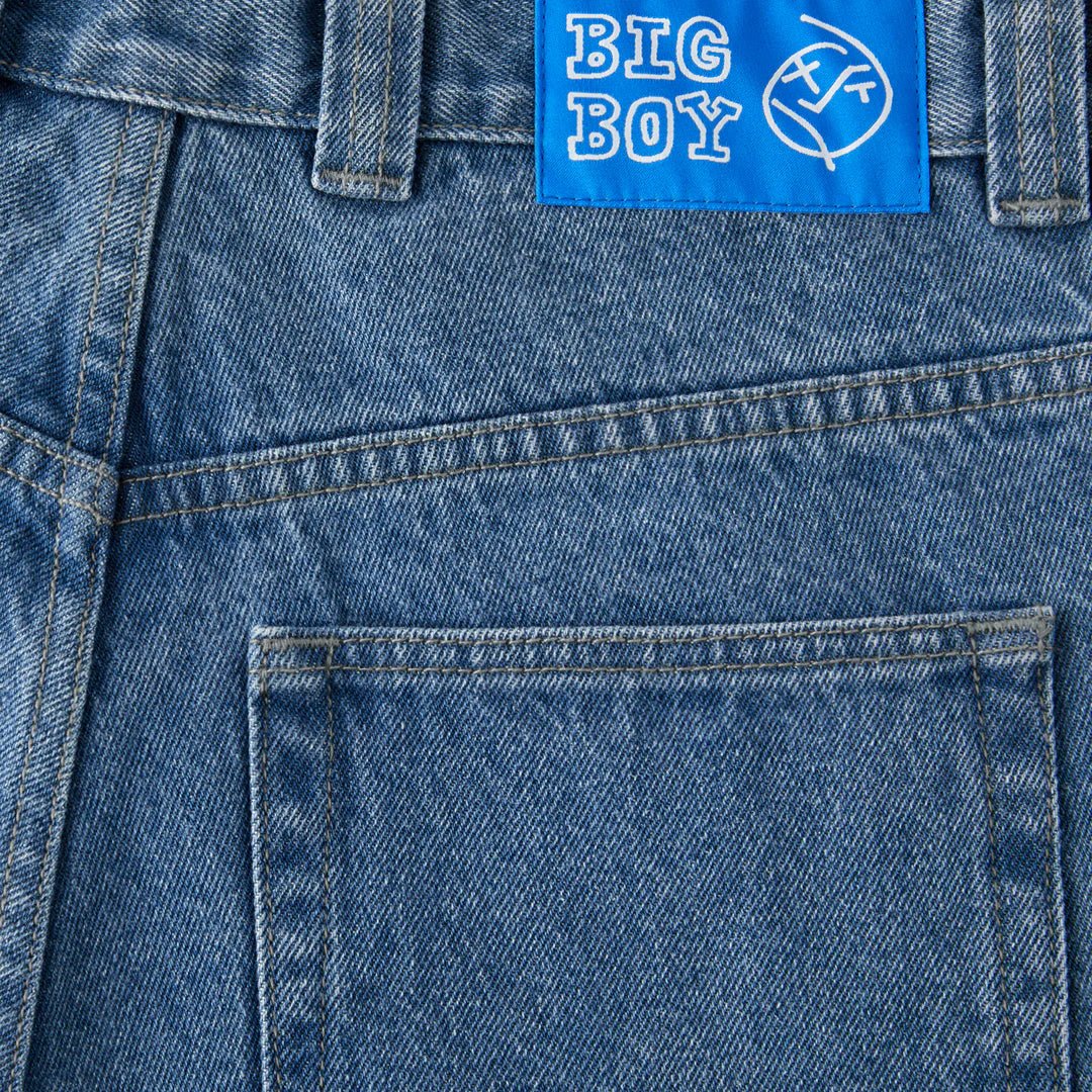 Polar Big Boy Jeans in Mid Blue - Goodnews Skateshop