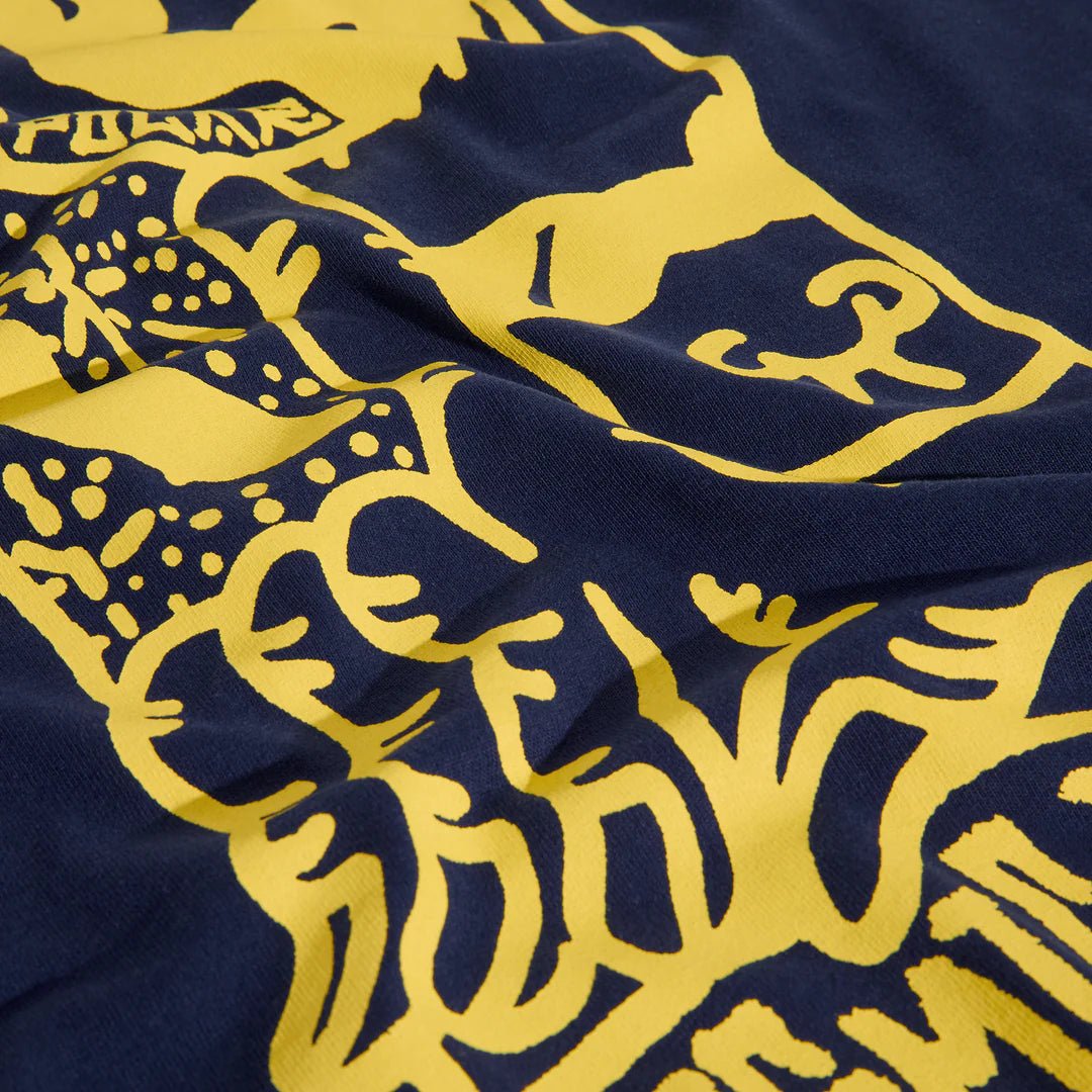 Polar Cosmic T-Shirt in Dark Blue - Goodnews Skateshop