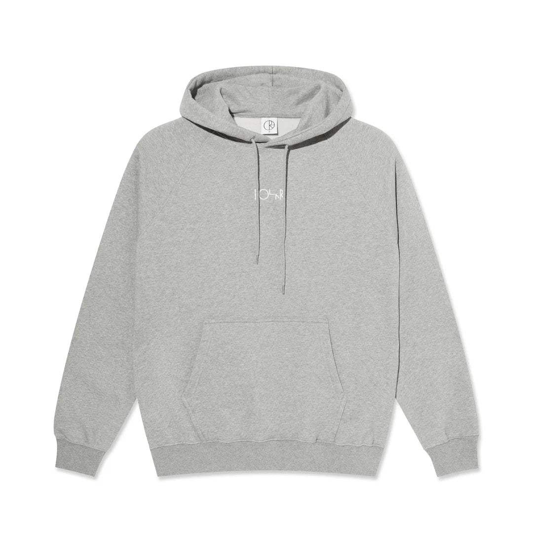 Polar Default Hoodie in Heather Grey - Goodnews Skateshop