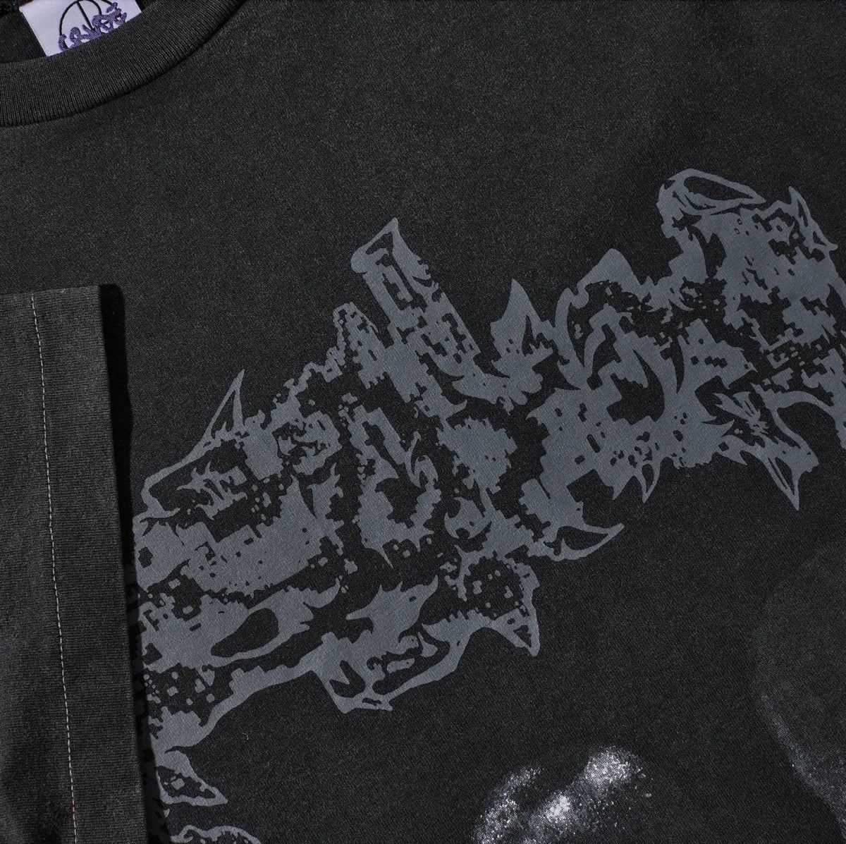 Polar Overhead Band T-Shirt in Silver Black - Goodnews Skateshop