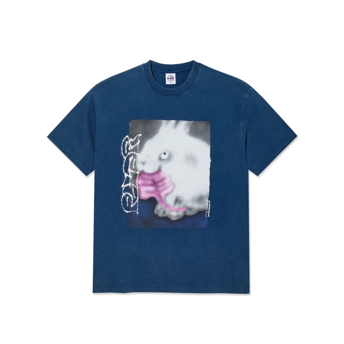 Polar Rabbit T-Shirt in Washed Blue - Goodnews Skateshop