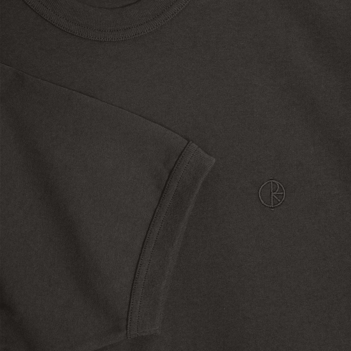 Polar Ringer T-Shirt in Dirty Black - Goodnews Skateshop