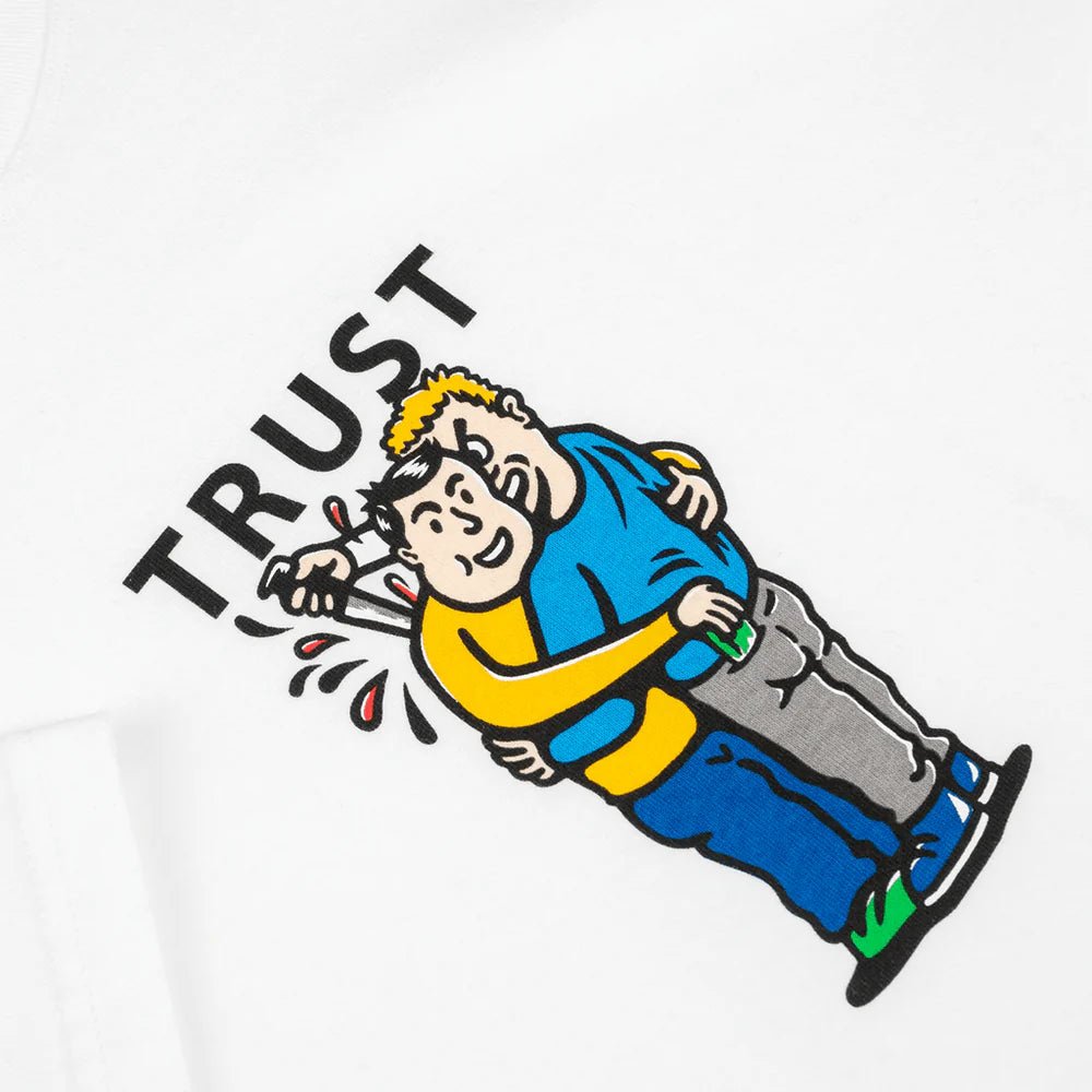 Polar Trust T-Shirt in White - Goodnews Skateshop