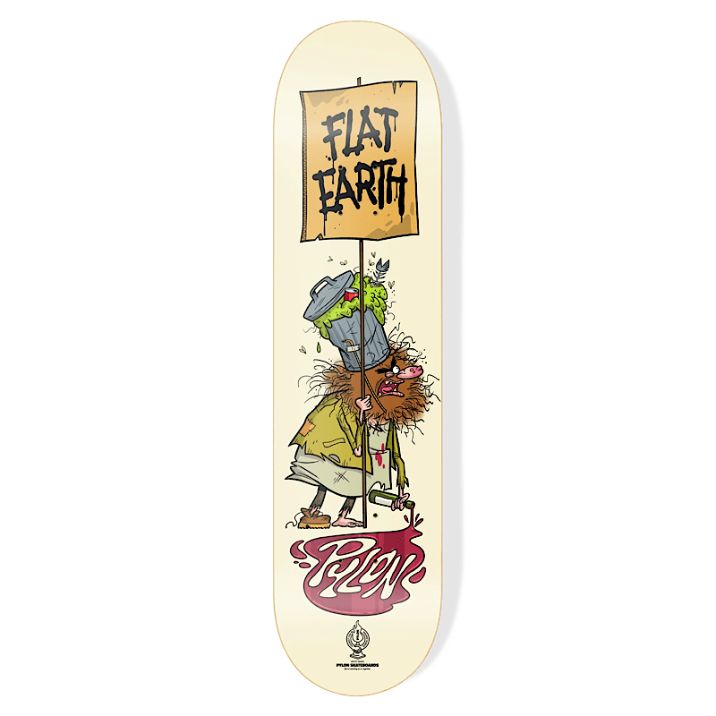 Pylon Flat Earth Trashy Deck 8.38 - Goodnews Skateshop