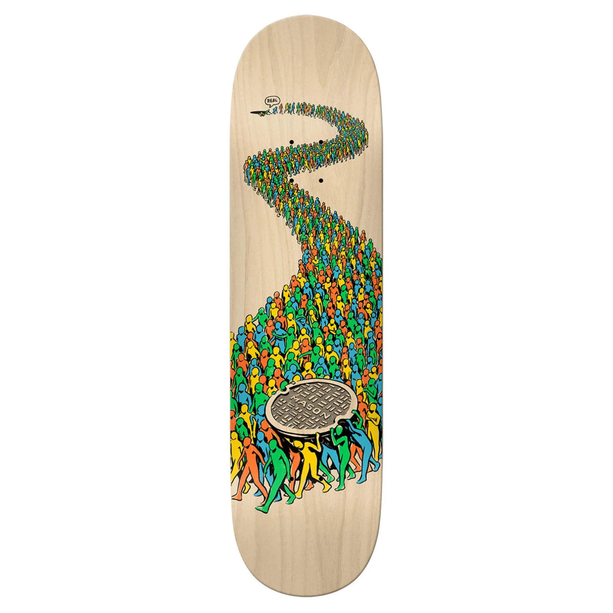 Real Mason Population True Fit Deck 8.25 - Goodnews Skateshop