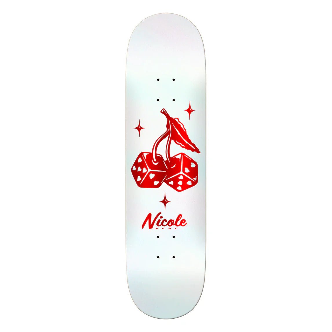 Real Nicole High Roller Twin Nose Deck 8.35 - Goodnews Skateshop