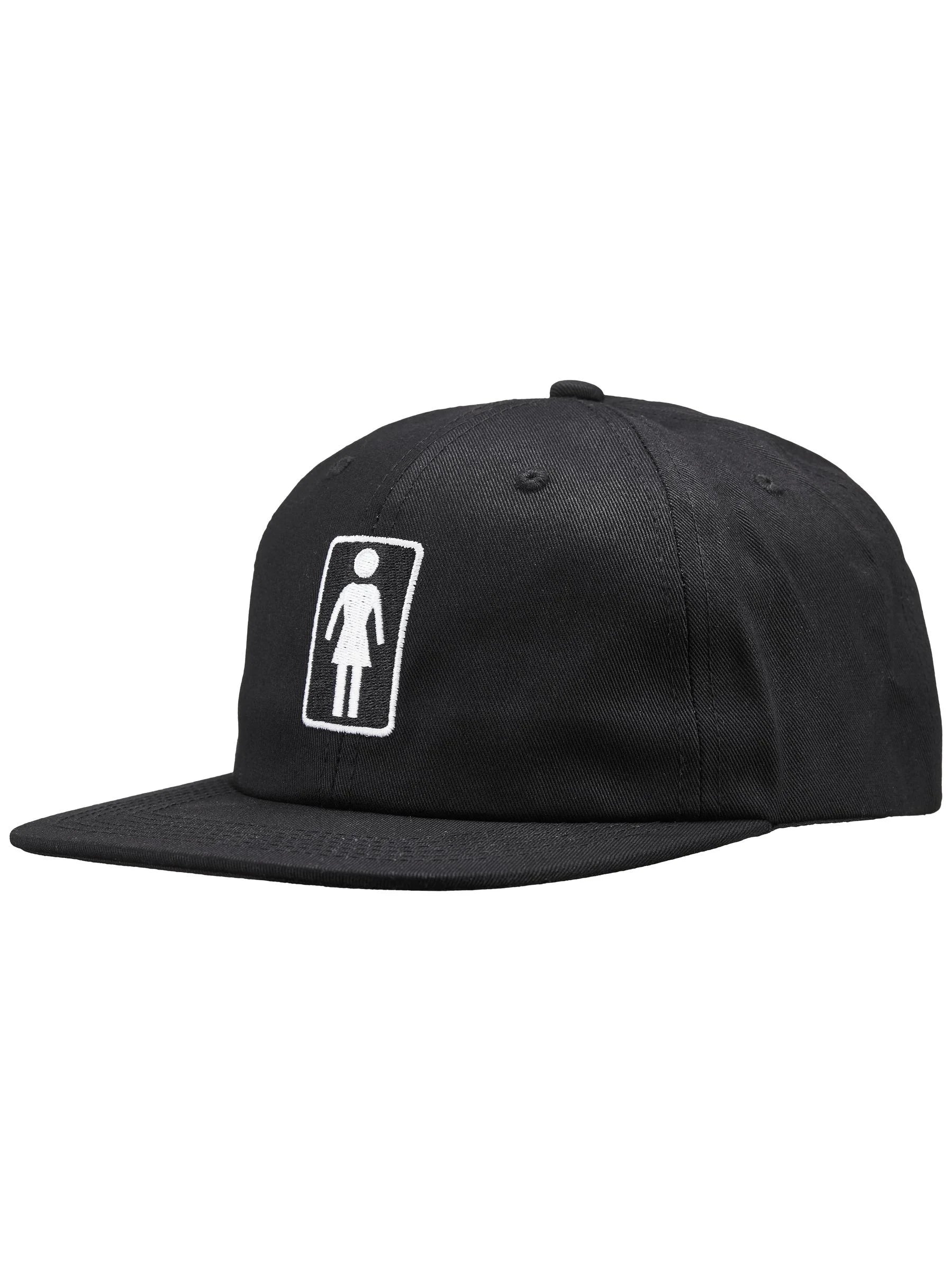 Girl Mo Classic Snapback Hat in Black
