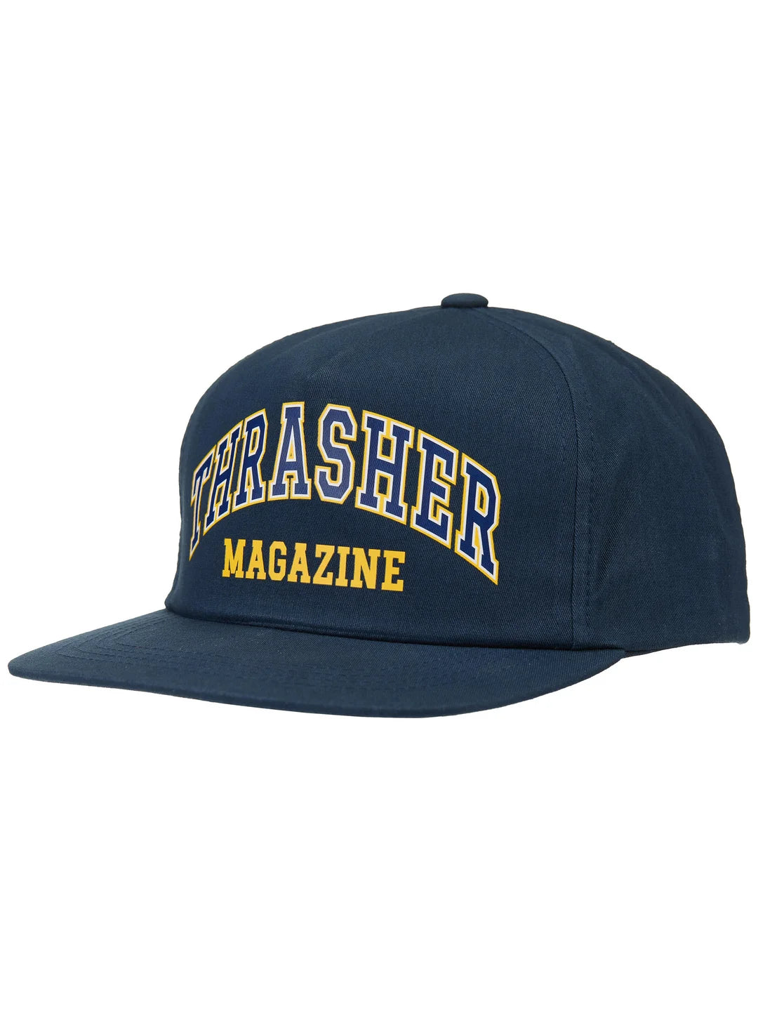 Thrasher Dropout Snapback Hat in Navy