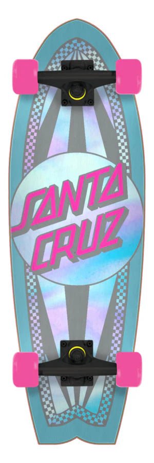 Santa Cruz Shark Prismatic Dot Complete Skateboard 8.8 - Goodnews Skateshop