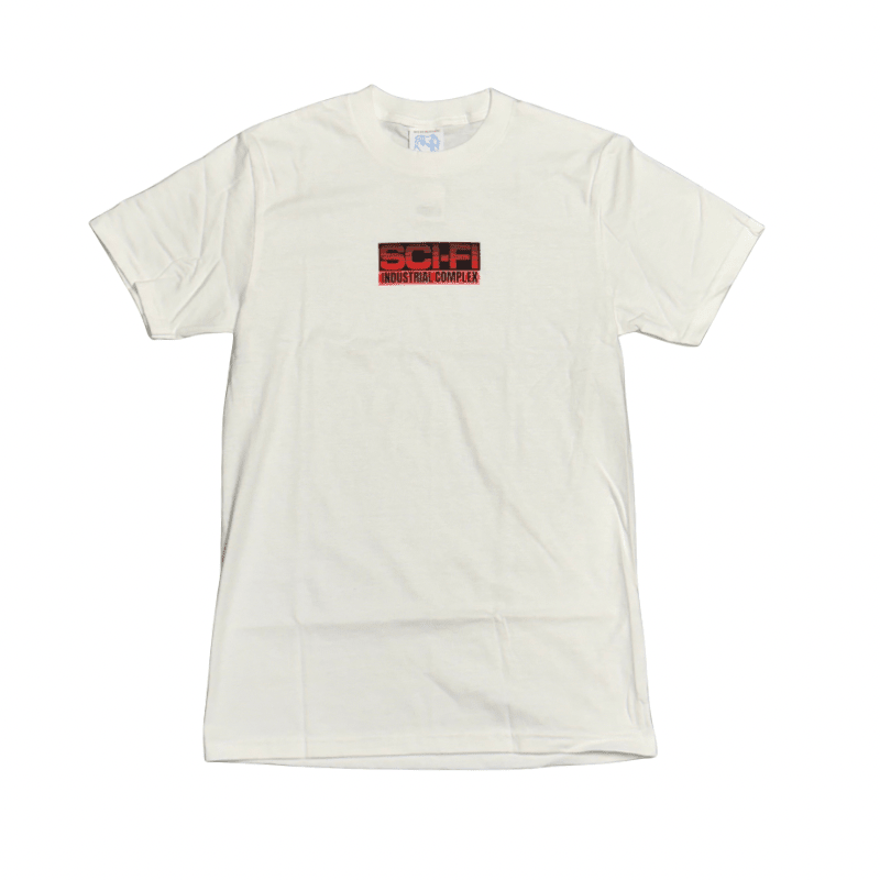 Sci-Fi Fantasy Industrial Complex T-Shirt in White - Goodnews Skateshop