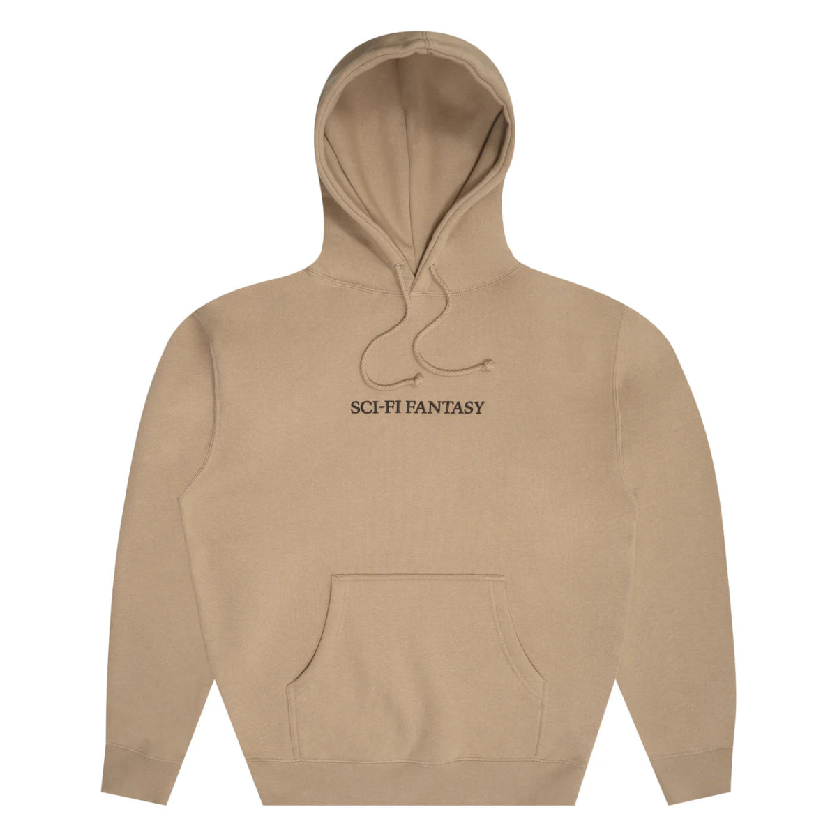 Sci - Fi Fantasy Logo Hoodie in Stone - Goodnews Skateshop