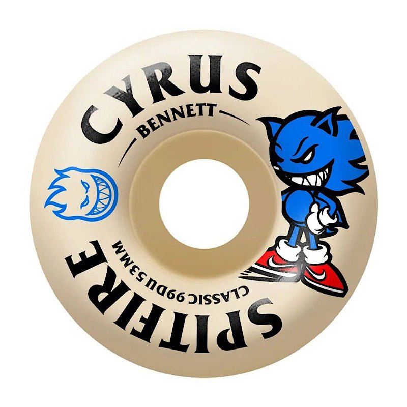 Spitfire F4 Cyrus Bennett Burn Squad Classic Wheels 99d 53mm - Goodnews Skateshop