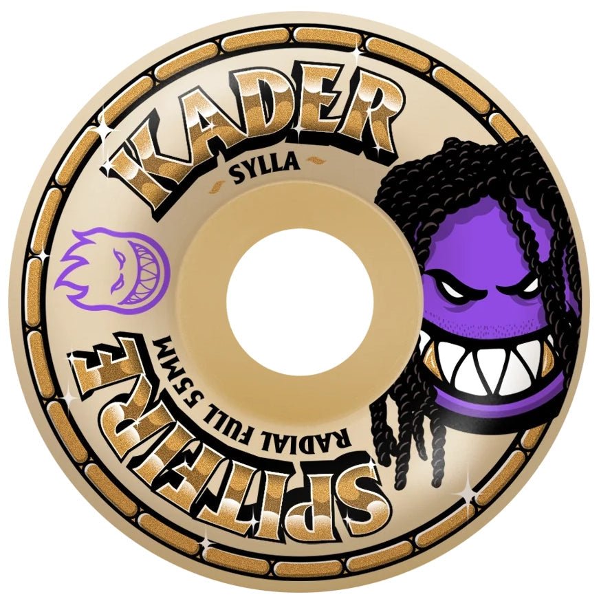 Spitfire F4 Kader Rolly Radial Full Wheels 99D 55mm - Goodnews Skateshop