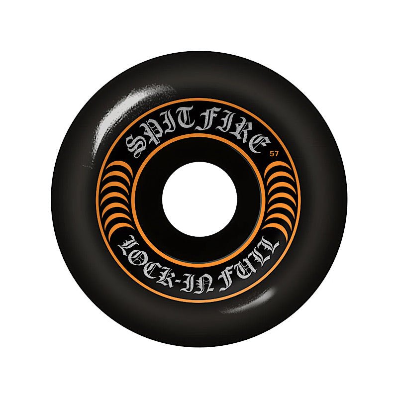 Spitfire F4 Lock - In Full Wheels 99d 57mm in Black - Goodnews Skateshop