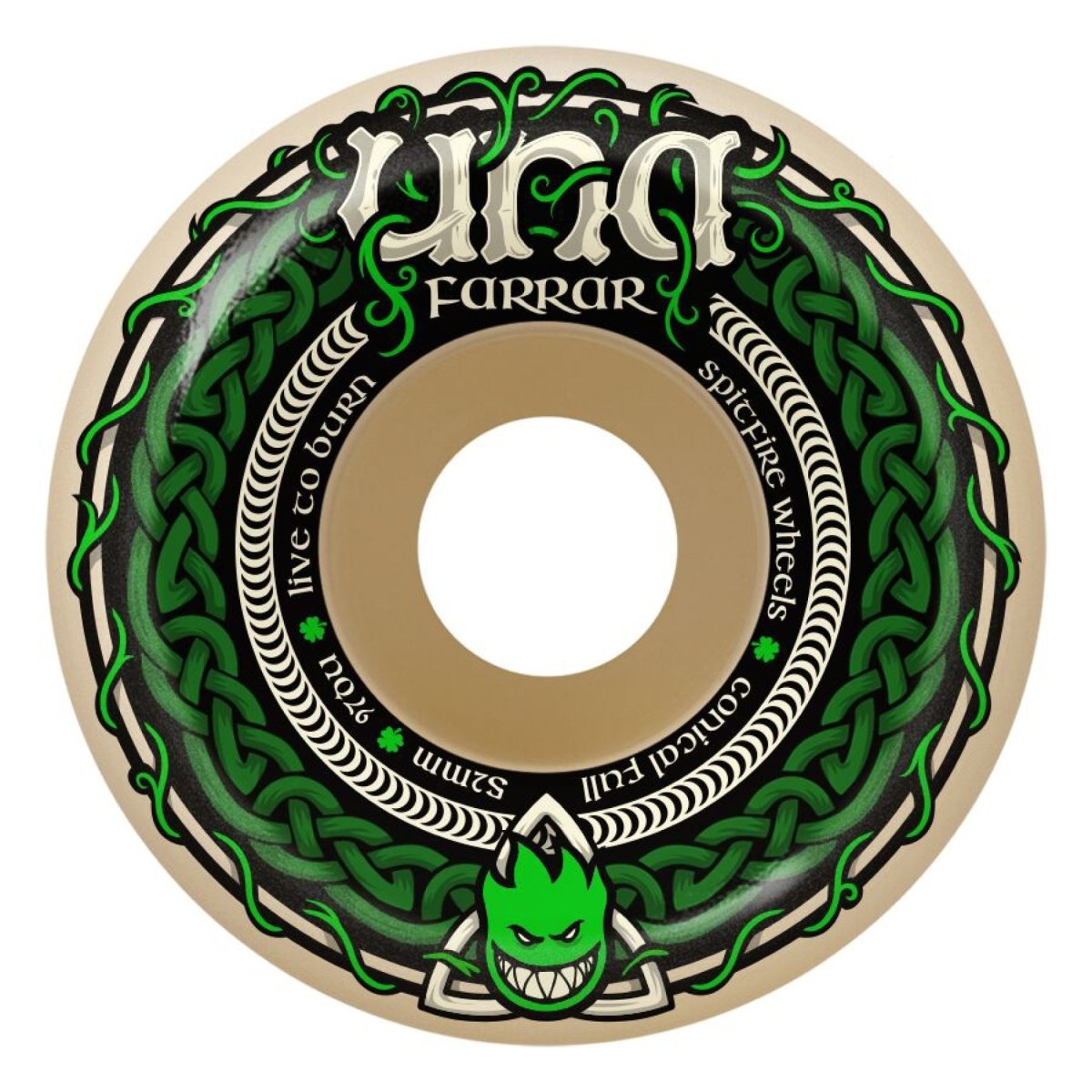 Spitfire F4 Una Trinity Conical Full Wheels 97D 52mm - Goodnews Skateshop