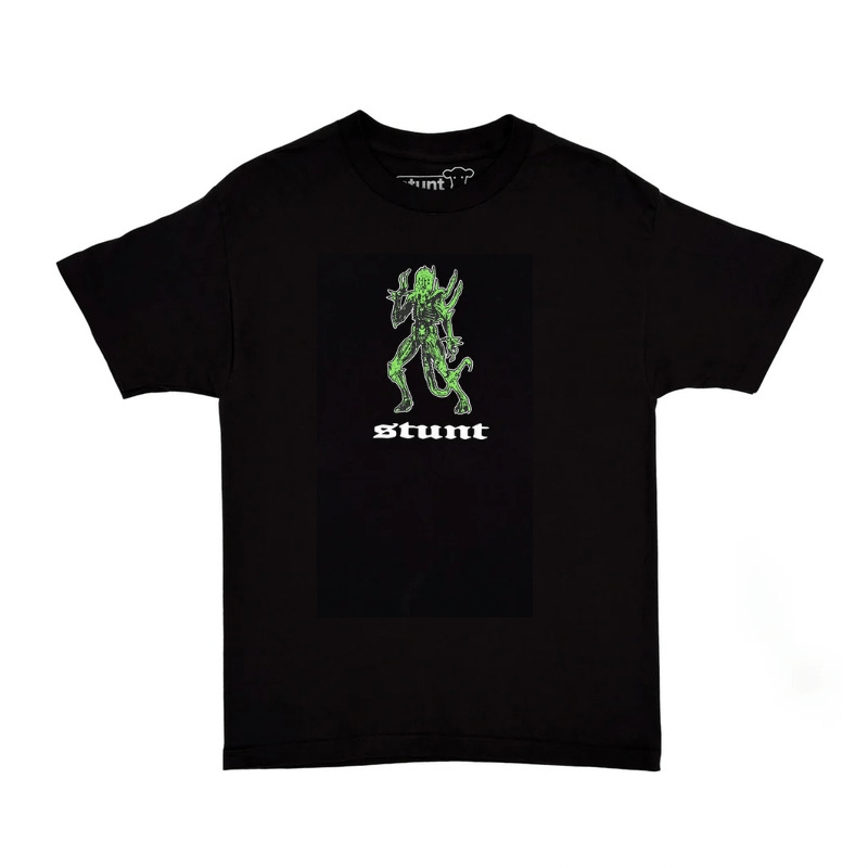 Stunt Xeno T-Shirt in Black - Goodnews Skateshop
