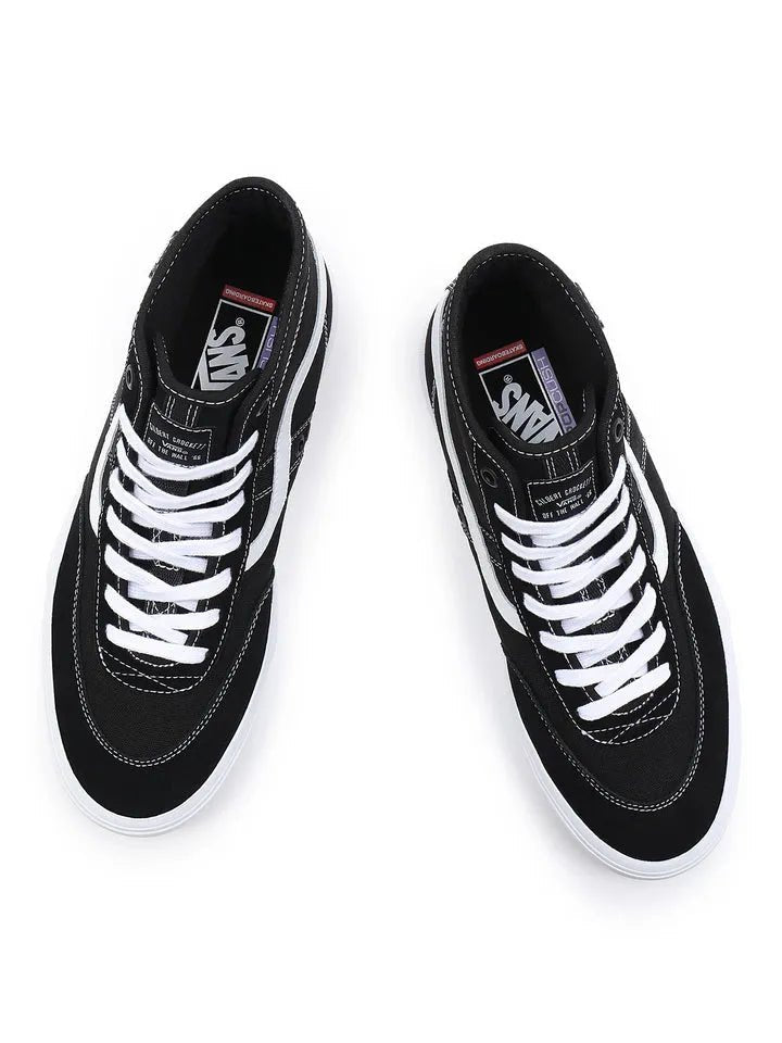 Vans Crockett High in Black/White - Goodnews Skateshop