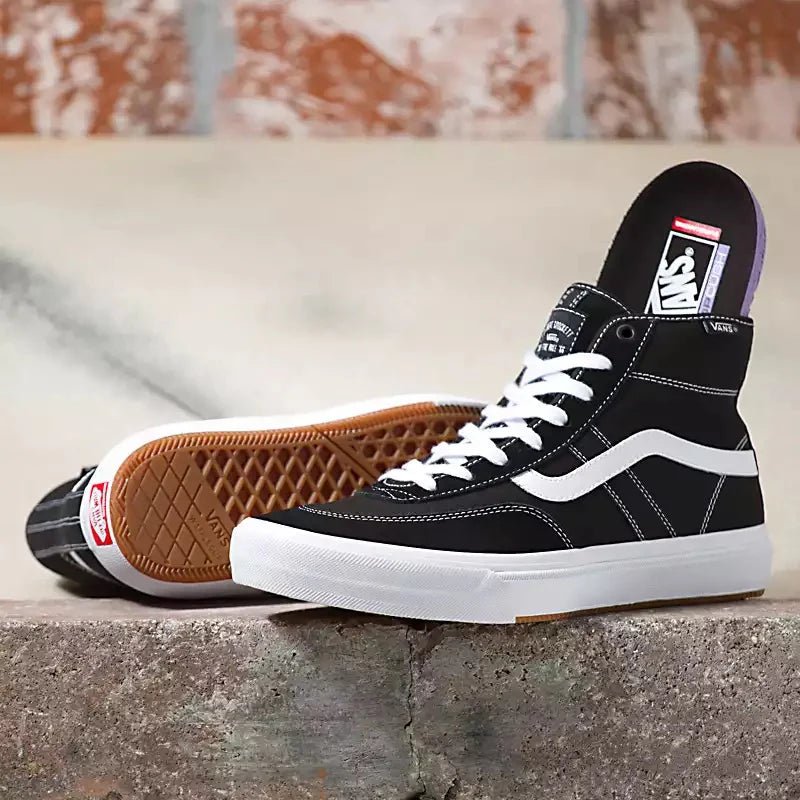 Vans Crockett High in Black/White - Goodnews Skateshop