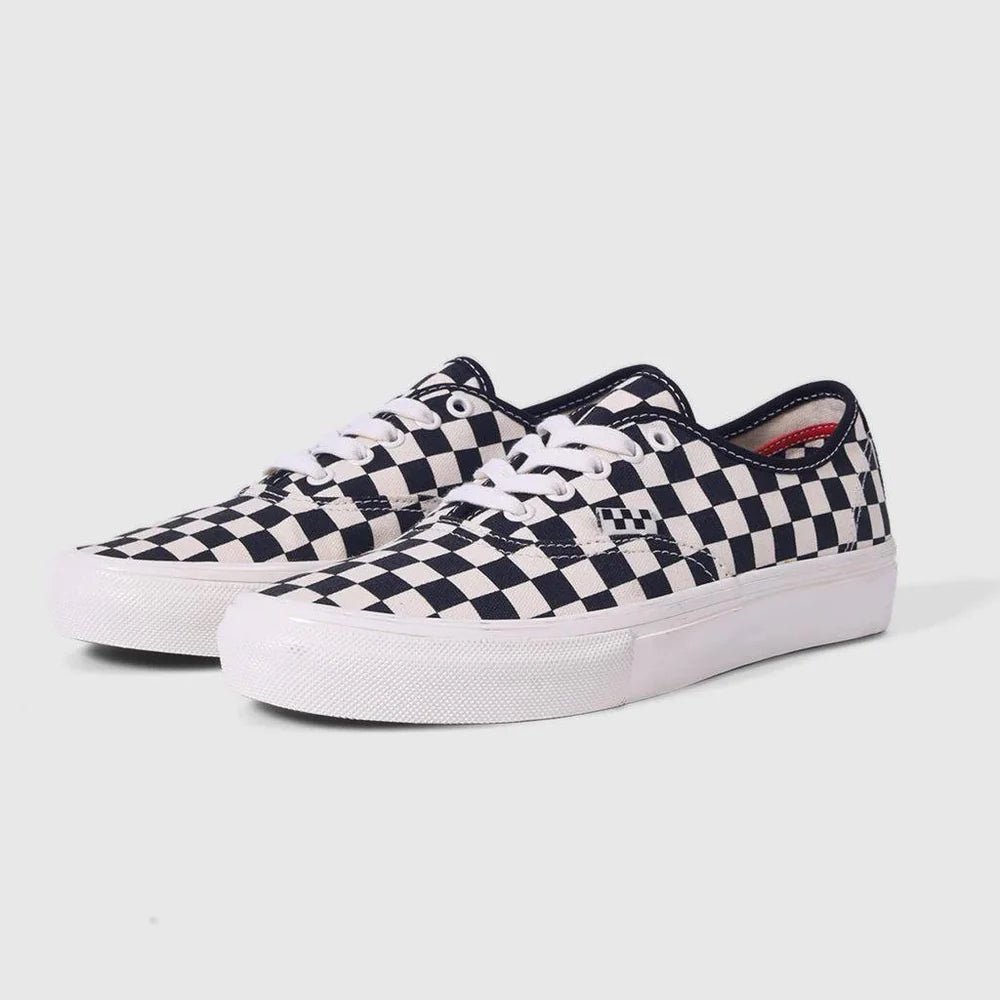 Vans Skate Authentic in Checkerboard Marshmallow - Goodnews Skateshop
