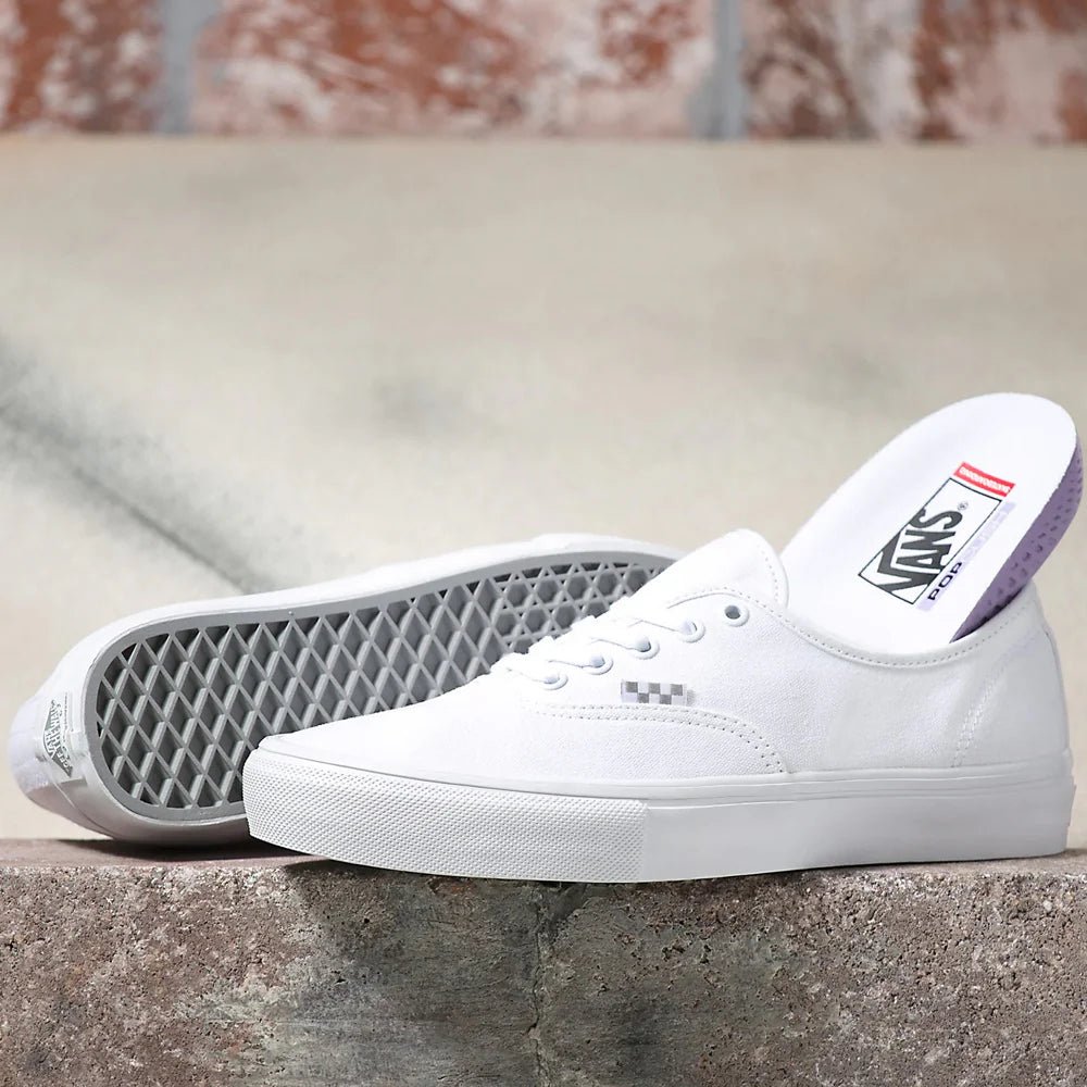 Vans Skate Authentic in True White - Goodnews Skateshop