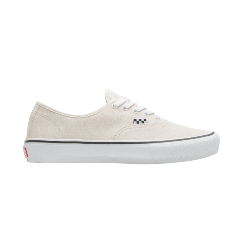 Vans Skate Authentic in White/Gunmetal - Goodnews Skateshop