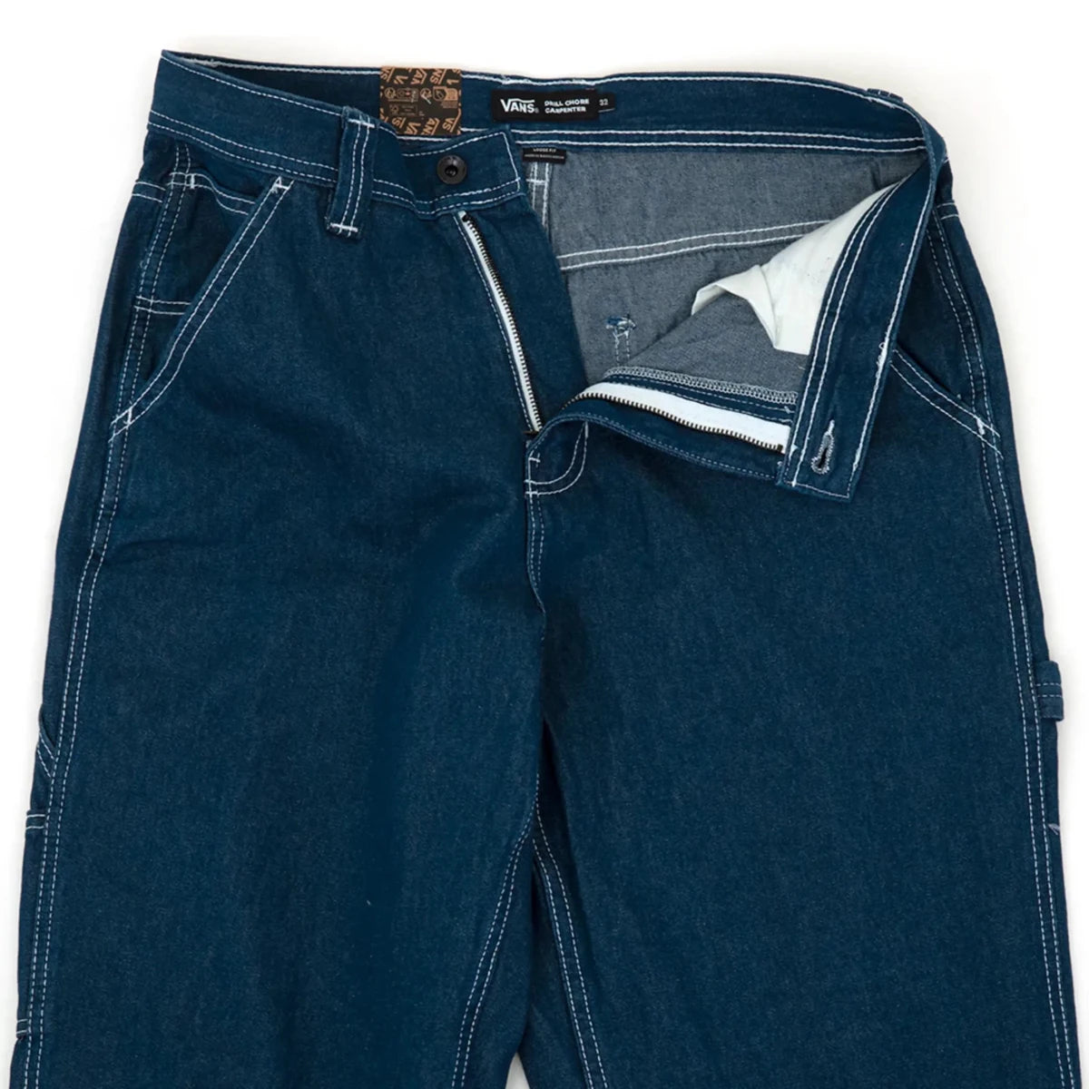 Vans Skate Chore Loose Denim Pant in Indigo Rinse - Goodnews Skateshop