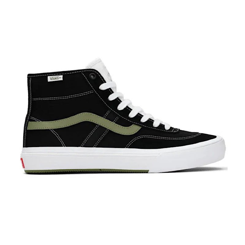 Vans Skate Crockett High in Black/Green - Goodnews Skateshop