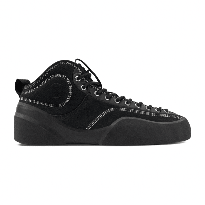 Village PM 1PM Mid in Black/Natural Black - Goodnews Skateshop