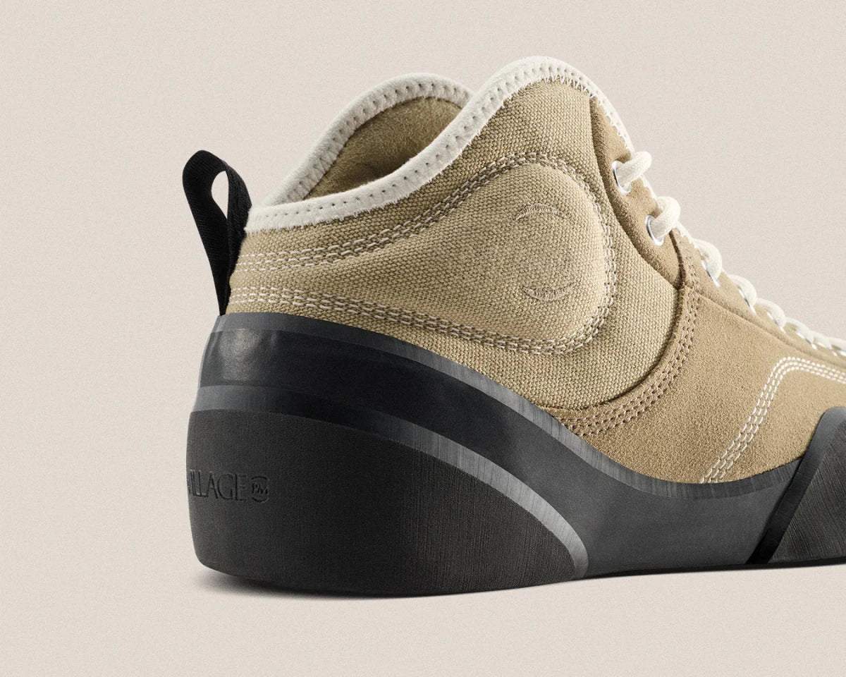 Village PM 1PM Mid in Sand/Natural Black - Goodnews Skateshop