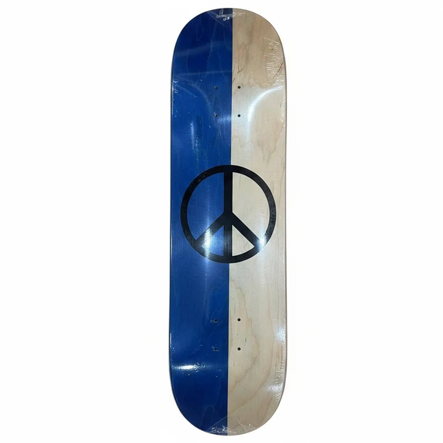 Violet Blue Natural Split Peace Deck 8.5 - Goodnews Skateshop